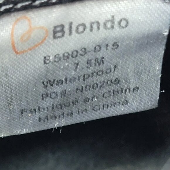 Blondo Suede Boots - Side Zip - Waterproof - Size 7.5 - Picture 10 of 11